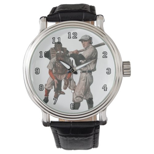 Vintage Sports Baseball Players Watch