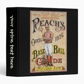 Vintage Sports Baseball, Reach's Guide Cover Art 3 Ring Binder