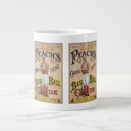 Vintage Sports Baseball Reachs Guide Cover Art Large Coffee Mug