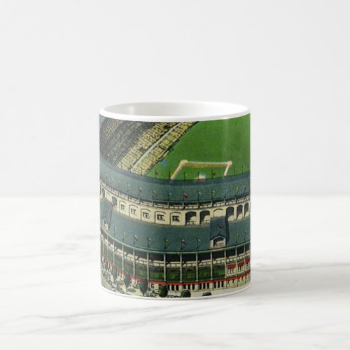 Vintage Sports Baseball Stadium Aerial View Coffee Mug