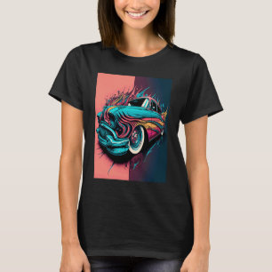 Vintage Sports Car  Retro Pop Sports Car  3 T-Shirt