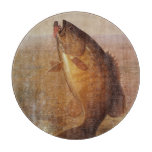 Vintage Sports Fishing, Largemouth Brown Bass Fish Cutting Board