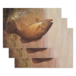 Vintage Sports Fishing, Largemouth Brown Bass Fish Wrapping Paper Sheets