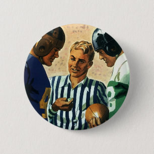Vintage Sports, Football Referee Coin Toss Button
