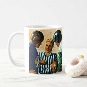 Vintage Sports, Football Referee Coin Toss Coffee Mug