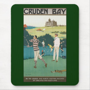 Vintage Sports Golf in Scotland, Golfers Golfing Mouse Pad