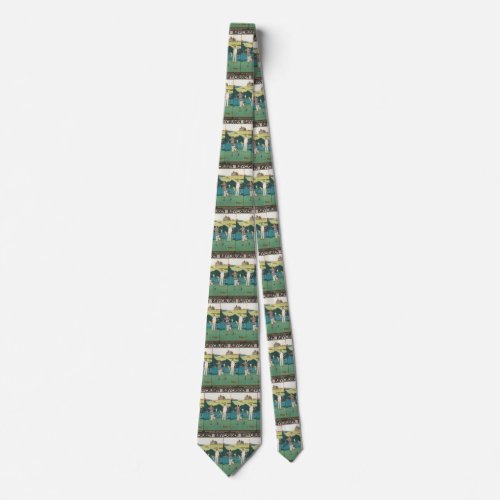 Vintage Sports Golf in Scotland Golfers Golfing Neck Tie