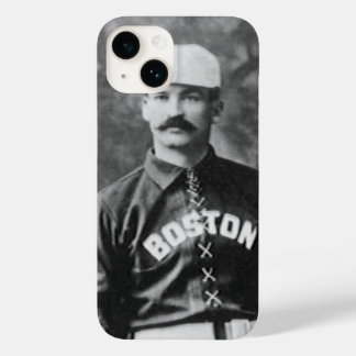 Vintage Sports Photo, Boston Baseball Player Case-Mate iPhone 14 Case
