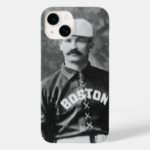Vintage Sports Photo Boston Baseball Player Case_Mate iPhone 14 Case