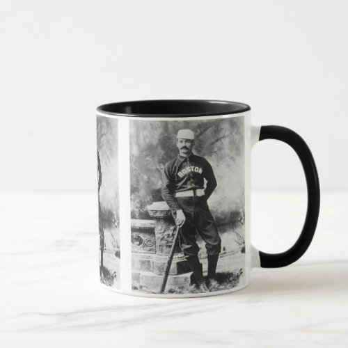 Vintage Sports Photo Boston Baseball Player Mug