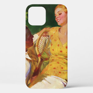 Vintage Sports Tennis, Love and Romance iPhone 12 Pro Case