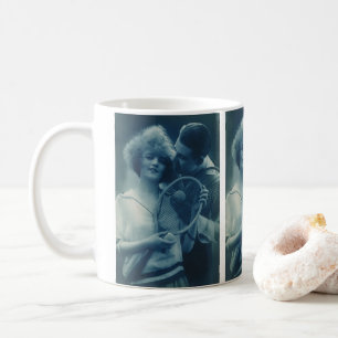 Vintage Sports Tennis, Love and Romance Coffee Mug