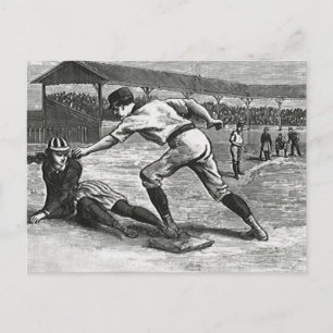 Vintage Sports, Victorian Women's Baseball Teams Postcard