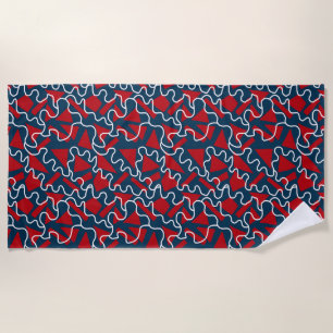 Vintage Sports Wear Beach Towel
