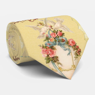 Vintage Spring And Easter Egg Neck Tie