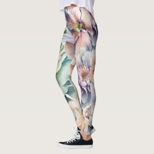 VINTAGE SPRING BLOOM ACTIVE LEGGINGS 