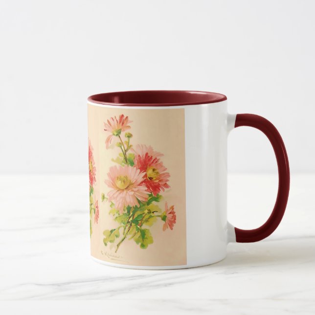 Vintage Spring Bouquet Mug (Right)