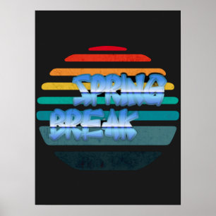 Vintage Spring Break Poster