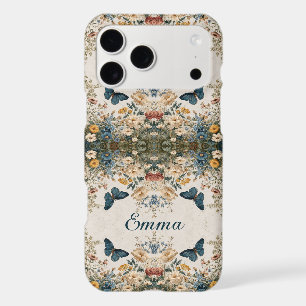 Vintage Spring Butterfly Floral Garden iPhone 17 Pro Max Case