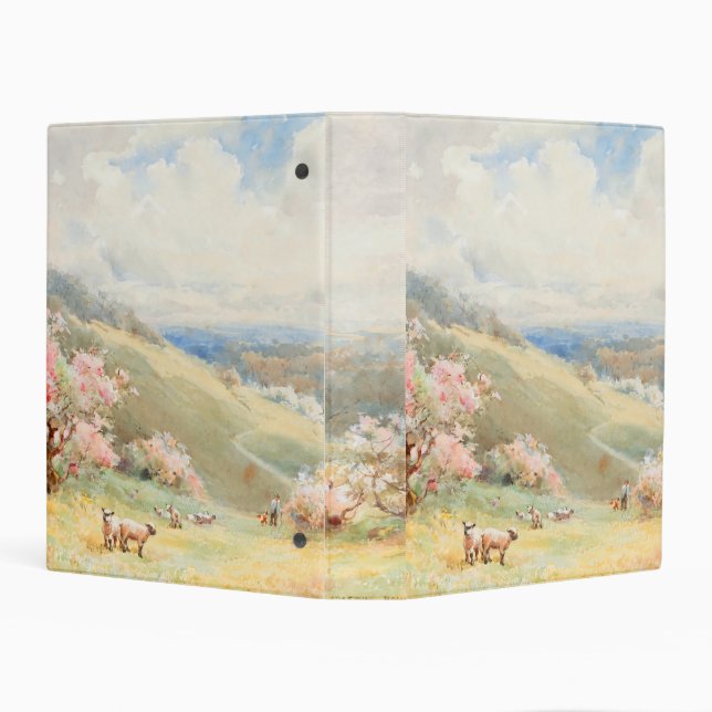 Vintage Spring by Joseph Rubens Powell Mini Binder (Background)