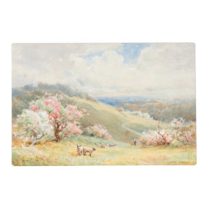 Vintage Spring by Joseph Rubens Powell Placemat