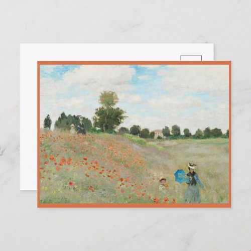 Vintage Spring Claude Monet Postcard