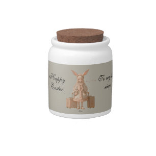 Vintage Spring, Easter, Candy Jar