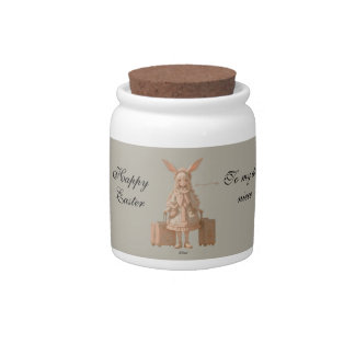 Vintage Spring, Easter, Candy Jar