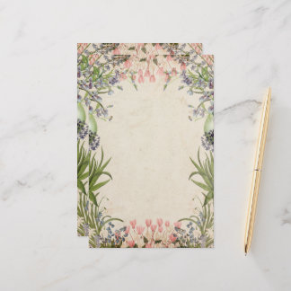 Vintage Spring Florals Stationery