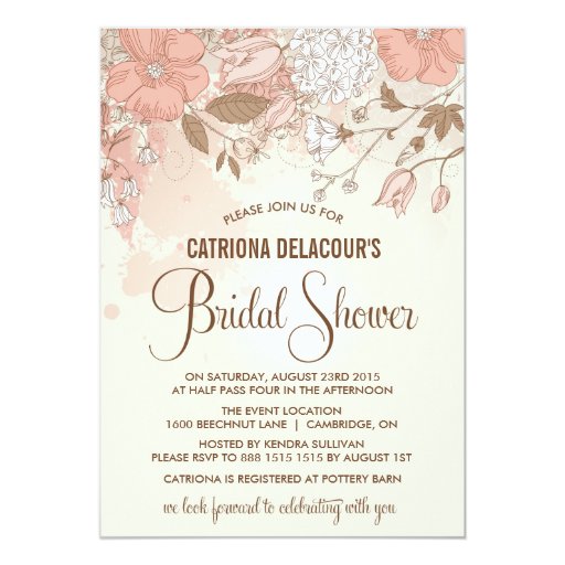 Spring Bridal Shower Invitations 6