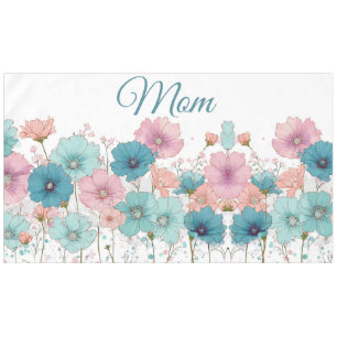Vintage Spring Flowers for Mom Tablecloth