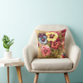 Vintage Spring Flowers Pillow (Chair)