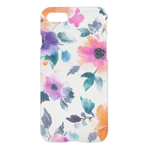 Vintage Spring Garden Watercolor Floral iPhone SE/8/7 Case