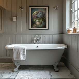 Vintage Spring Hydrangea Printable Wall Art