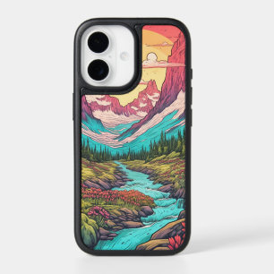 Vintage Spring Morning Meadow Illustration iPhone 17 Case