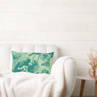 Vintage Spring Motif Throw Pillow