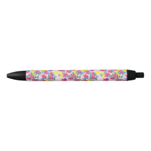 Vintage Spring Pink Tulips Flowers Blossom Pen