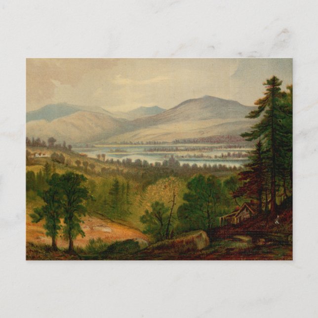 Vintage Squam Lake Postcard (Front)