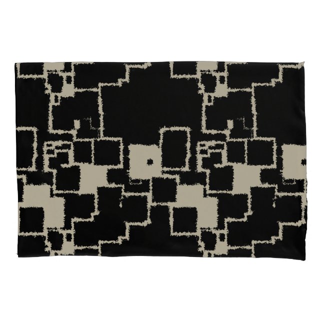 Vintage Squares Pillow Case (Front)