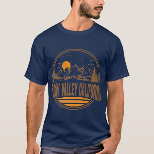 Vintage Squaw Valley California Mountain Hiking T_Shirt