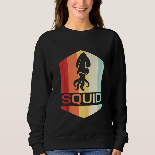 Vintage Squid Octopus Sweatshirt (Front)