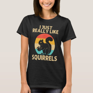 Vintage Squirrel For Men Women Squirrel 2 T-Shirt