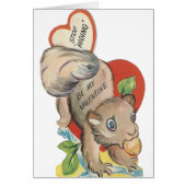 Vintage Squirrel Valentine (Front)