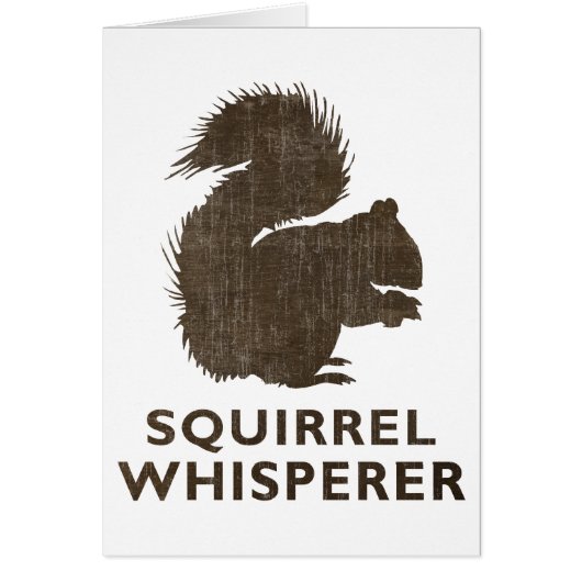 Vintage Squirrel Whisperer Cards (Front)
