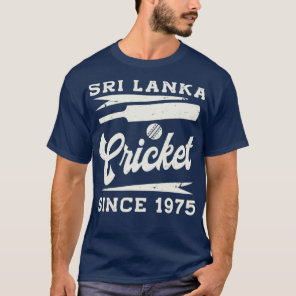 Vintage Sri Lanka Cricket Since 1975  T-Shirt