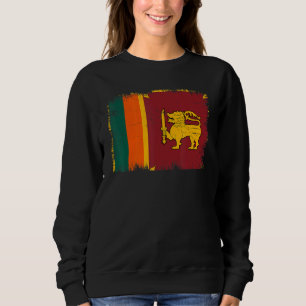 Vintage Sri Lanka Flag Sri Lankan Independence Day Sweatshirt