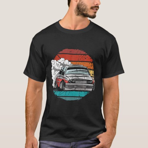 Vintage Sring Car Drifting Car Motorsport Drift D T_Shirt