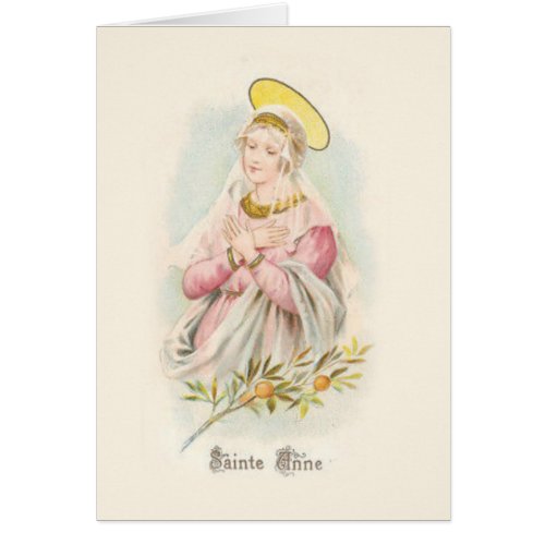 Vintage St Anne Grandmother of Jesus Prayer