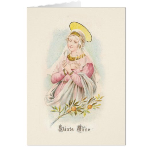 Vintage St. Anne Grandmother of Jesus Prayer (Front)