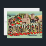 Vintage St Augustine Florida Postcard<br><div class="desc">A vintage postcard for St. Augustine,  Florida repurposed!</div>